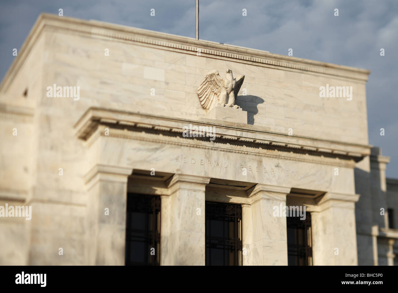 Federal Reserve Building Detail - Washington, DC Stockfoto