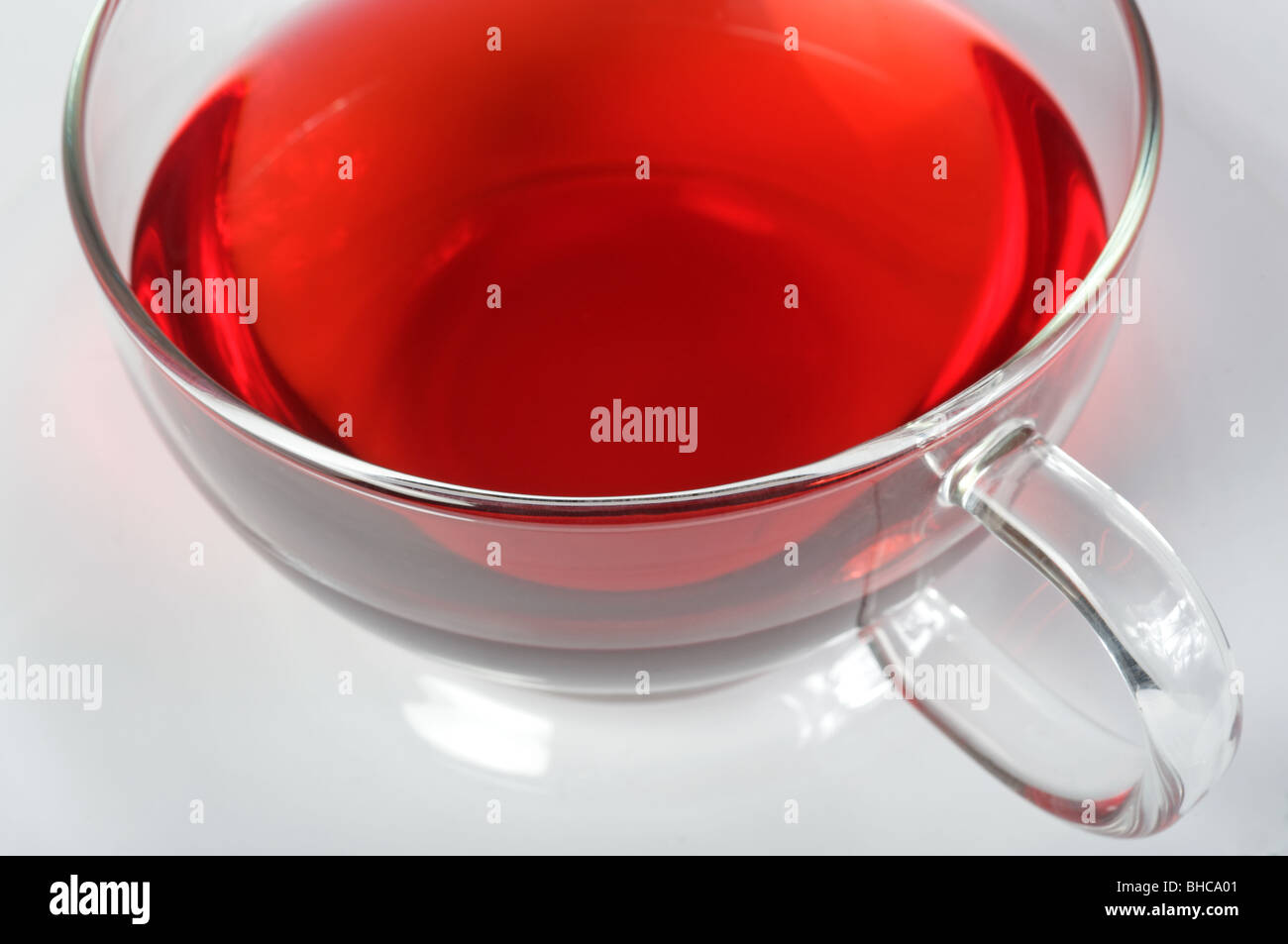 Rote Früchte Tee Stockfoto