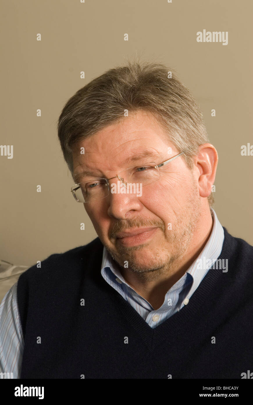 Ross Brawn. English Motor Sports Brackley Northants UK. 2010 HOMER SYKES Stockfoto