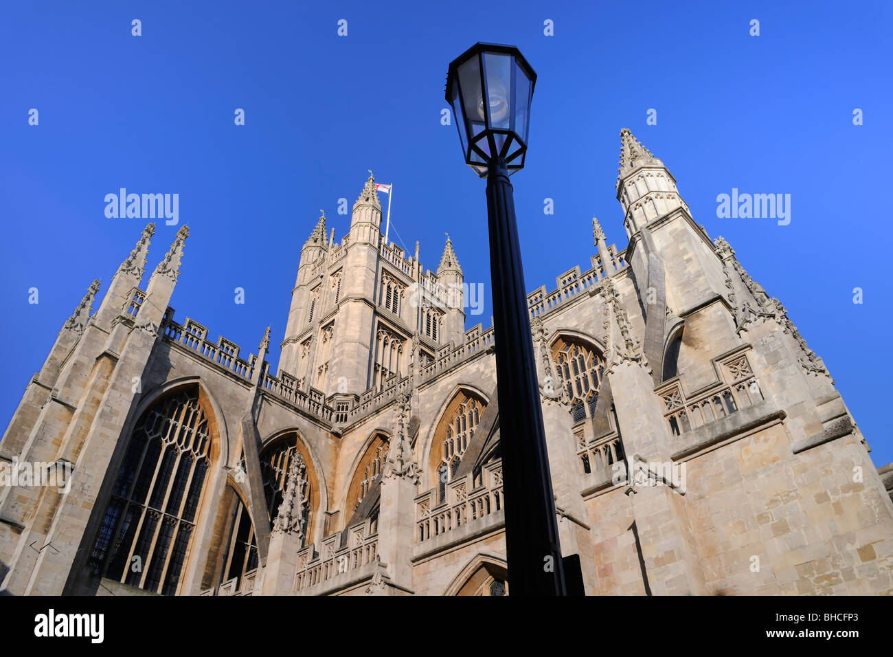 Bath Abbey, Stadt Bath, Somerset - England Stockfoto