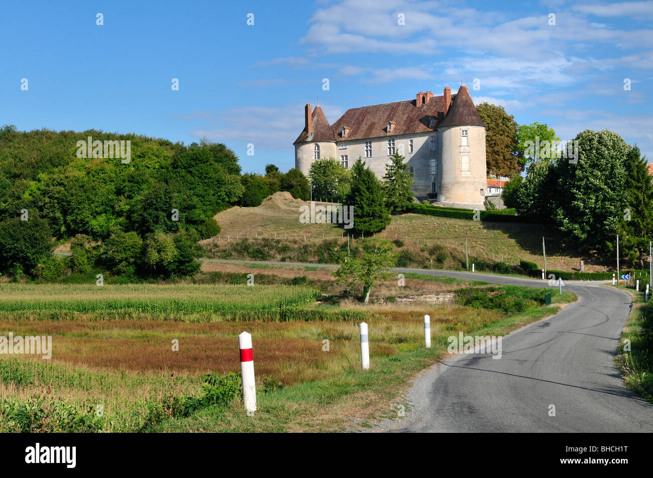 Schloss, Poitou-Charentes, Frankreich Stockfoto