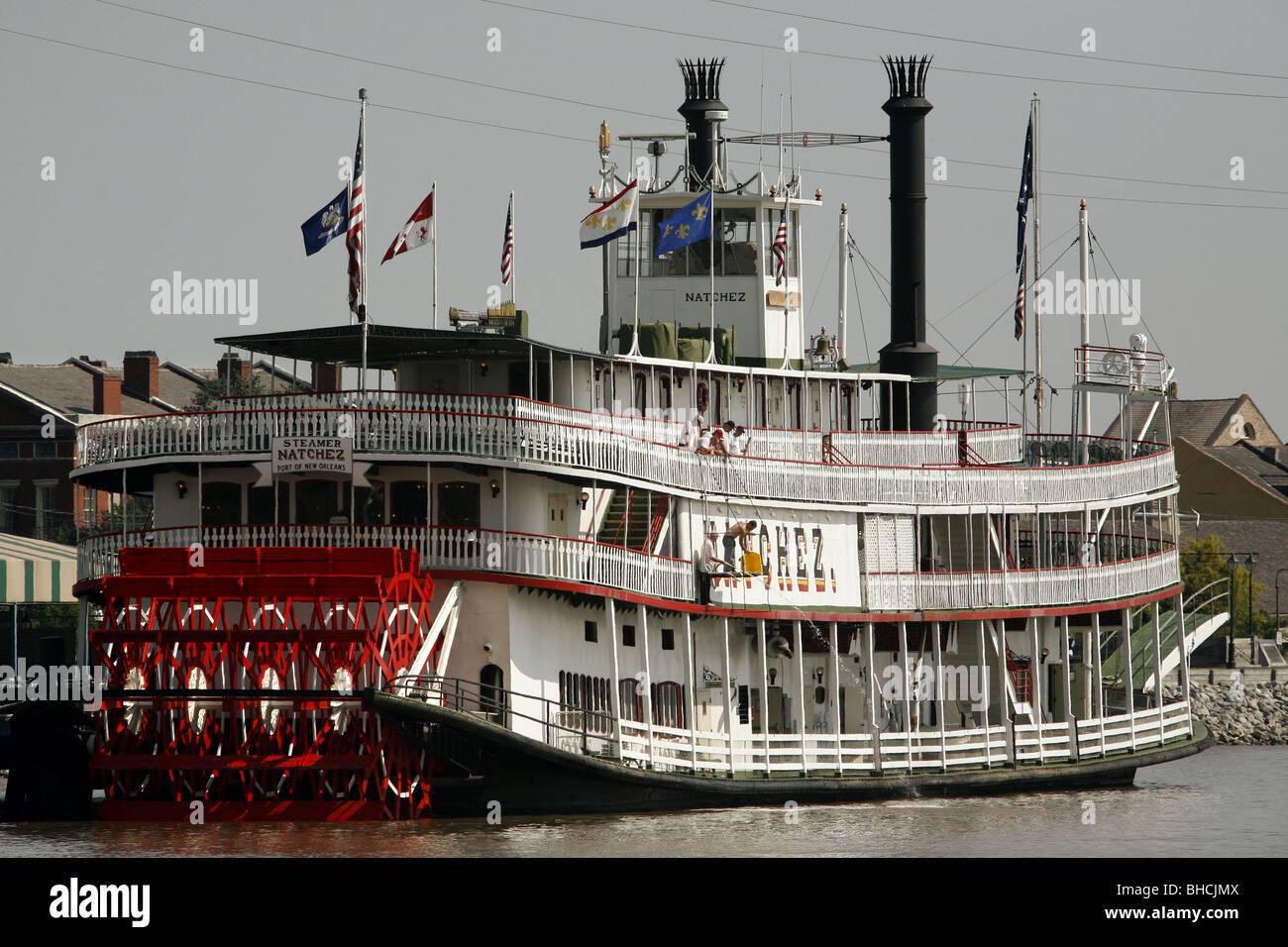 Natchez-Raddampfer, New Orleans, Louisiana, USA Stockfoto