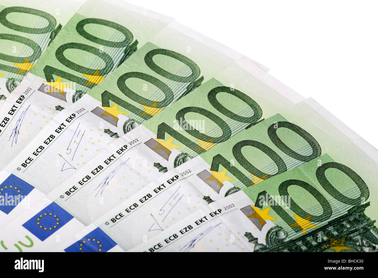 Banknoten, 100 Euro-Scheine Stockfotografie - Alamy