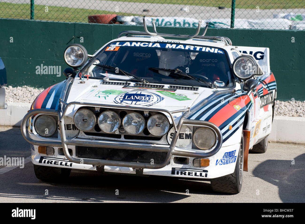 Der Lancia Rally 037 (auch bekannt als Lancia Abarth #037) Ex-Welt-Rallye-Sport Auto Stockfoto