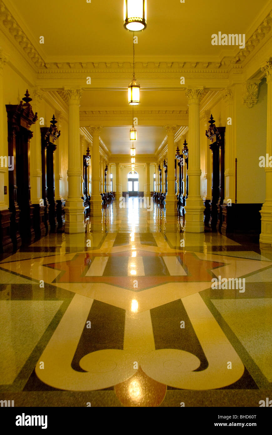 Innenraum des Texas State Capitol in Austin, Texas Stockfoto