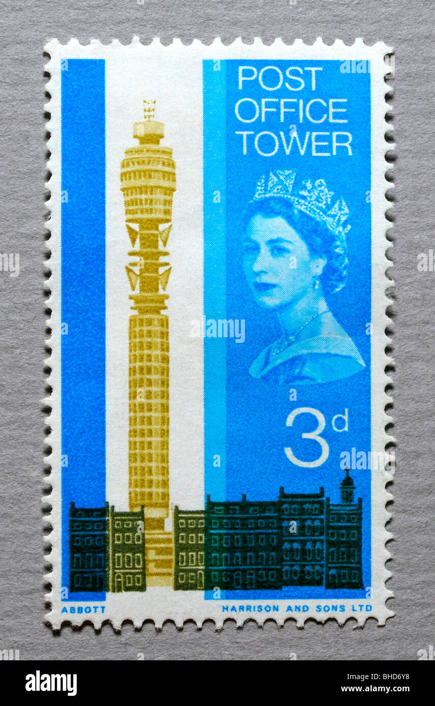 Großbritannien-Briefmarke. Stockfoto