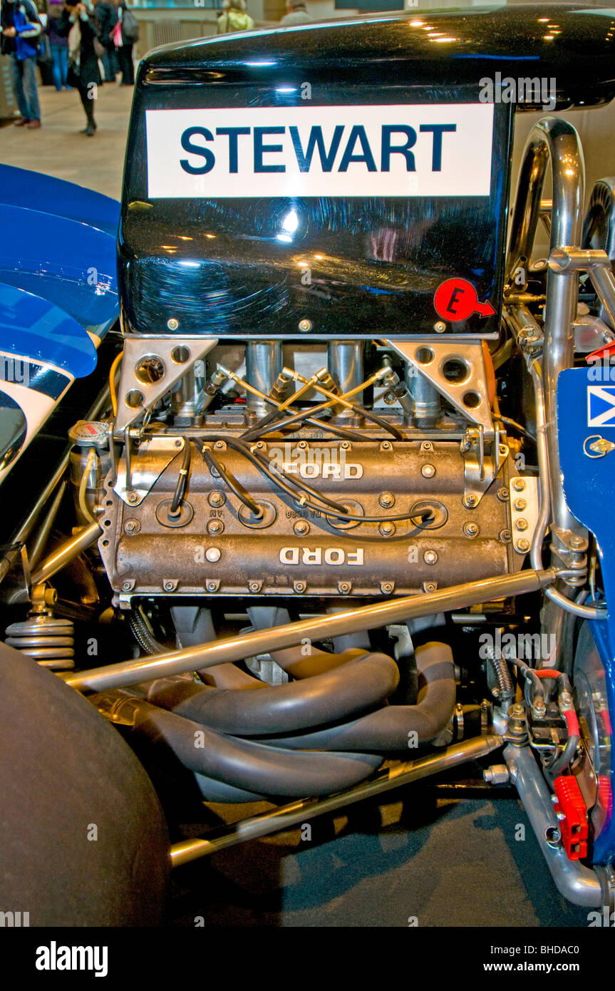 Fromula 1 Racing Auto angetrieben von Weltmeister Jackie Stewart Stockfoto
