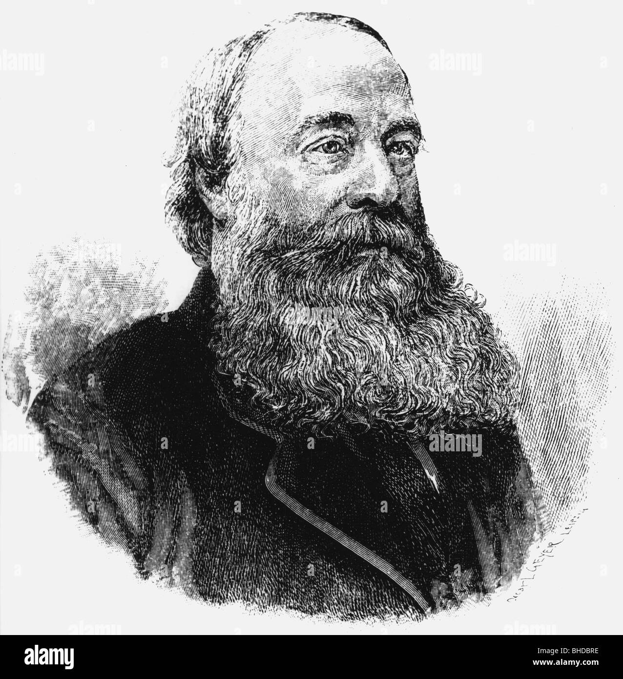 James Prescott Joule Portrait Stockfotos & James Prescott Joule