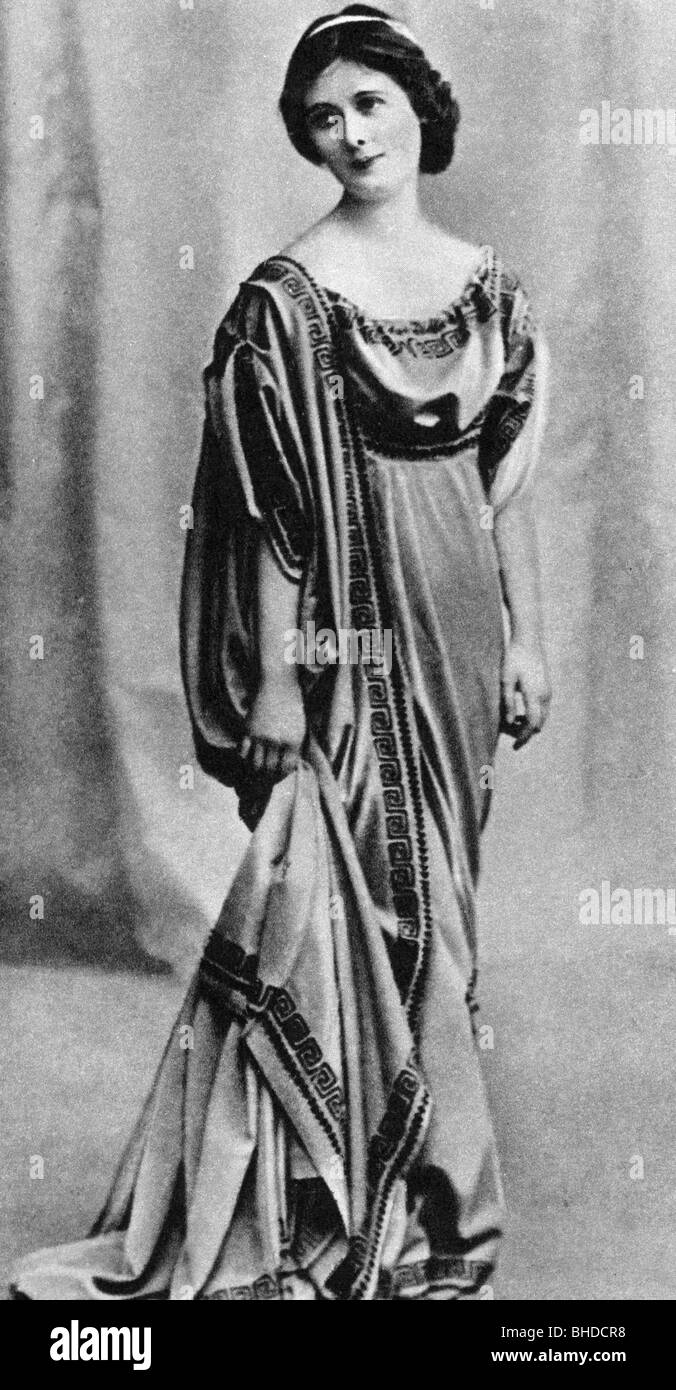 Duncan, Isadora 26.5.1877 - 14.9.1927, US-amerikanische Tänzerin, volle Länge, ca. 1900, Stockfoto