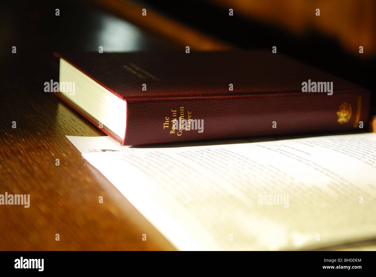 Das Book Of Common Prayer Stockfoto