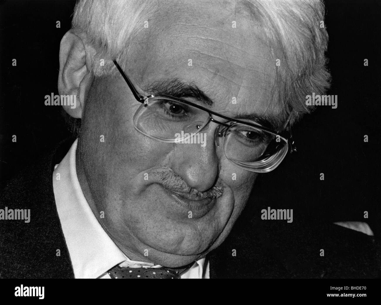 Habermas, Jürgen, * 18.6.1929, deutscher Soziologe, Philosoph, Porträt, bei der Geschwister-Scholl-Preisverleihung, München, 18.11.1985, Stockfoto