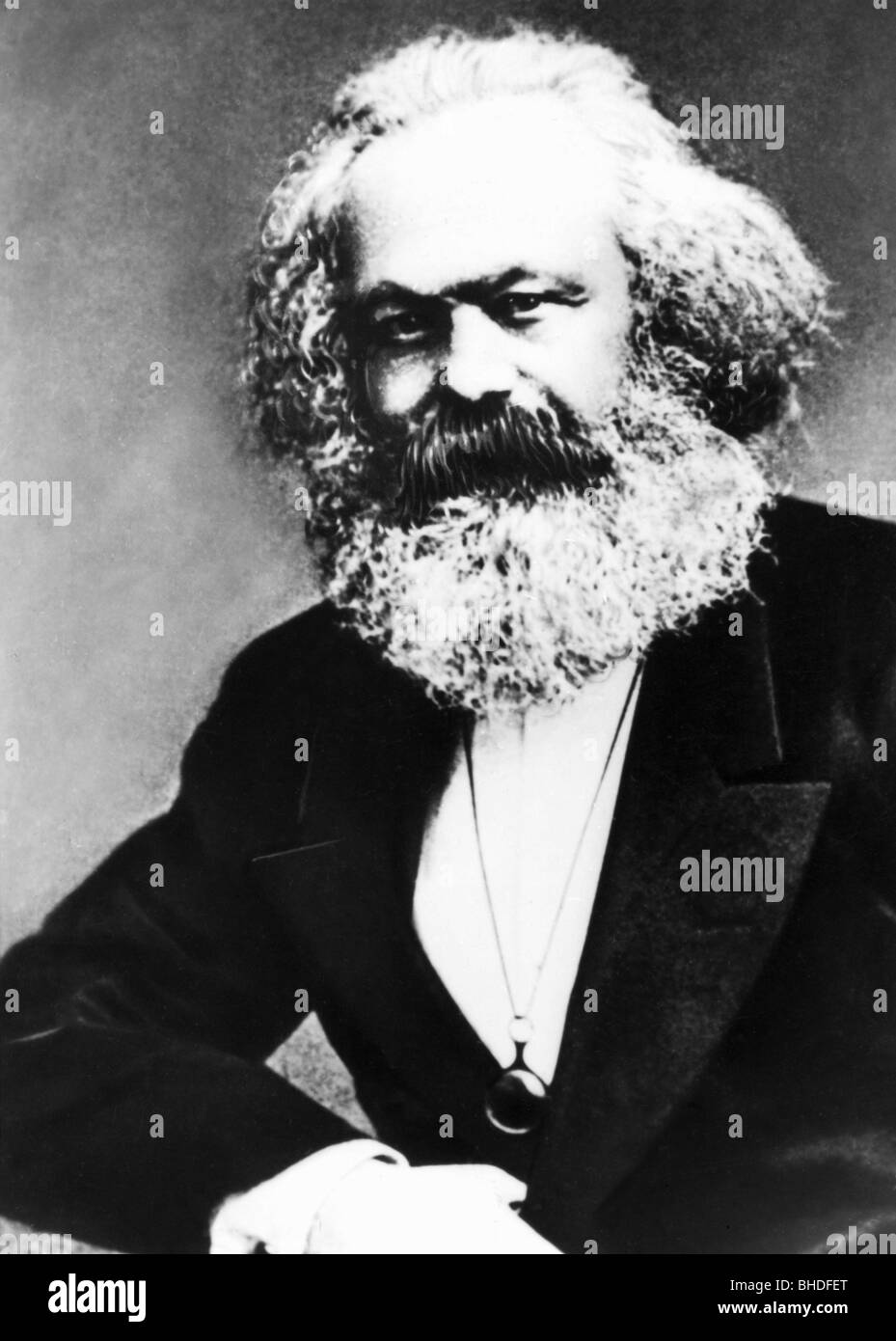 Marx, Karl, 5.5.186 - 14.3.1883, deutscher Philosoph, Porträt, ca. 1875, Stockfoto