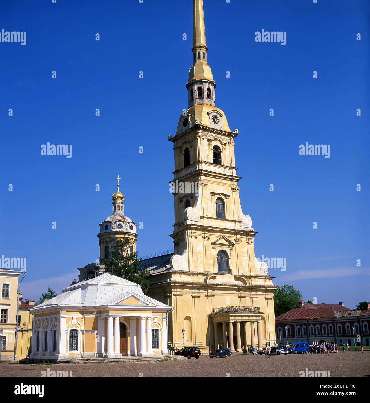 Die Kathedrale von St. Peter und Paul, St. Petersburg, nordwestliche Region, Russland Stockfoto