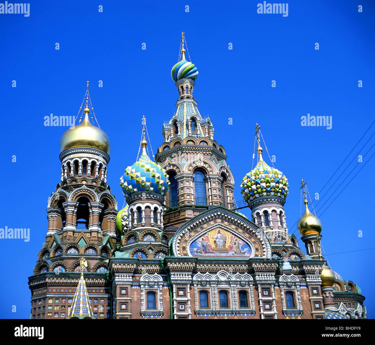 Auferstehungskirche (Spasa Na Krovi), Heilige. Petersburg, Nordwestregion, Russland Stockfoto
