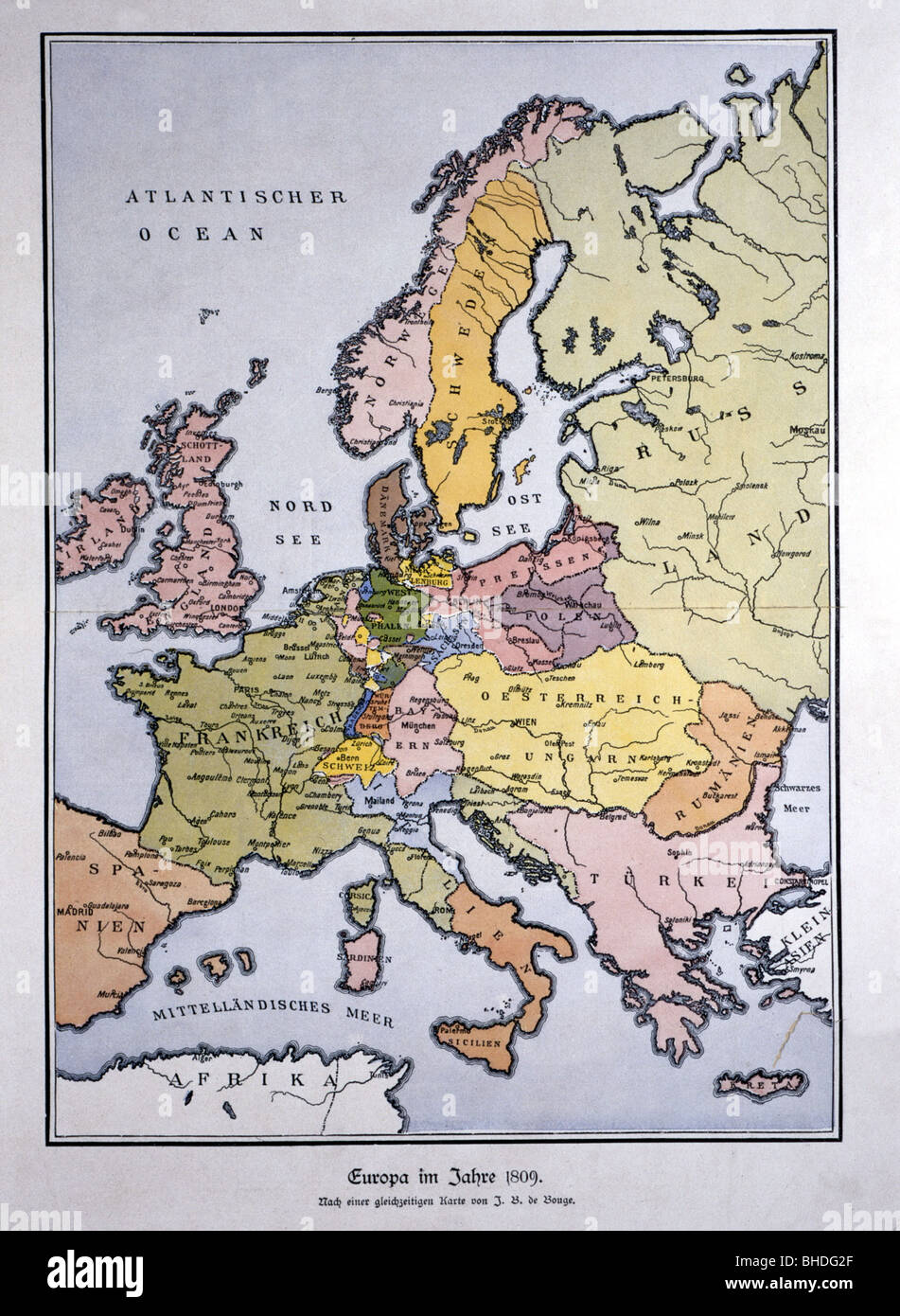 Historische europa karten 1809 -Fotos und -Bildmaterial in hoher Auflösung – Alamy
