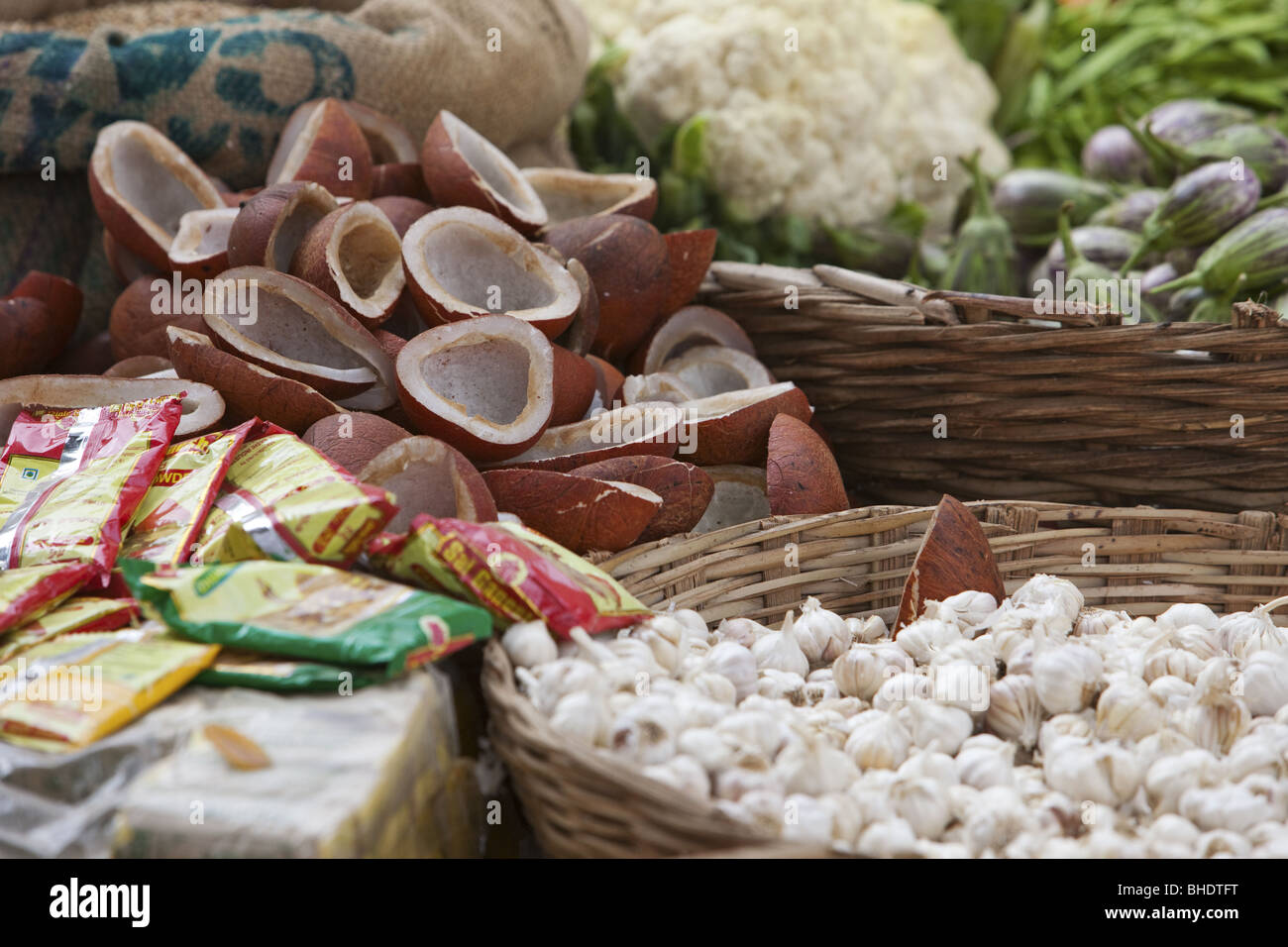 Indischen Markt produzieren Stockfoto