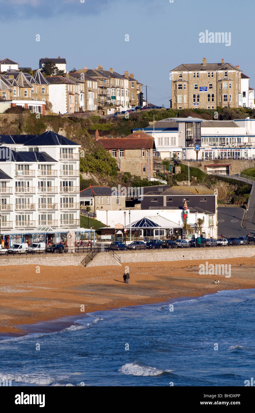 Ventnor Strand, Seebad, Isle of Wight, England, UK, GB. Stockfoto