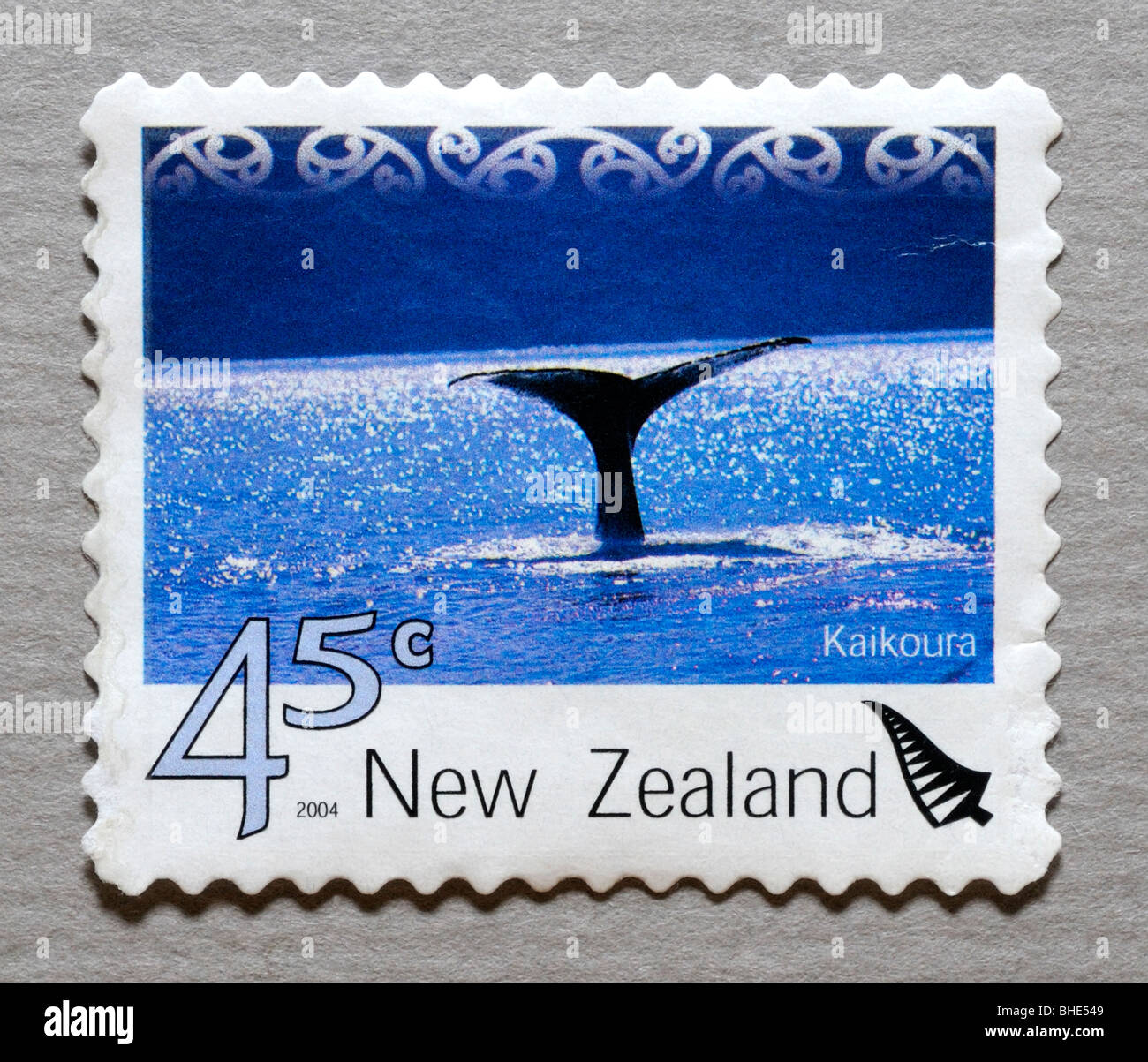 Neuseeland-Briefmarke Stockfoto