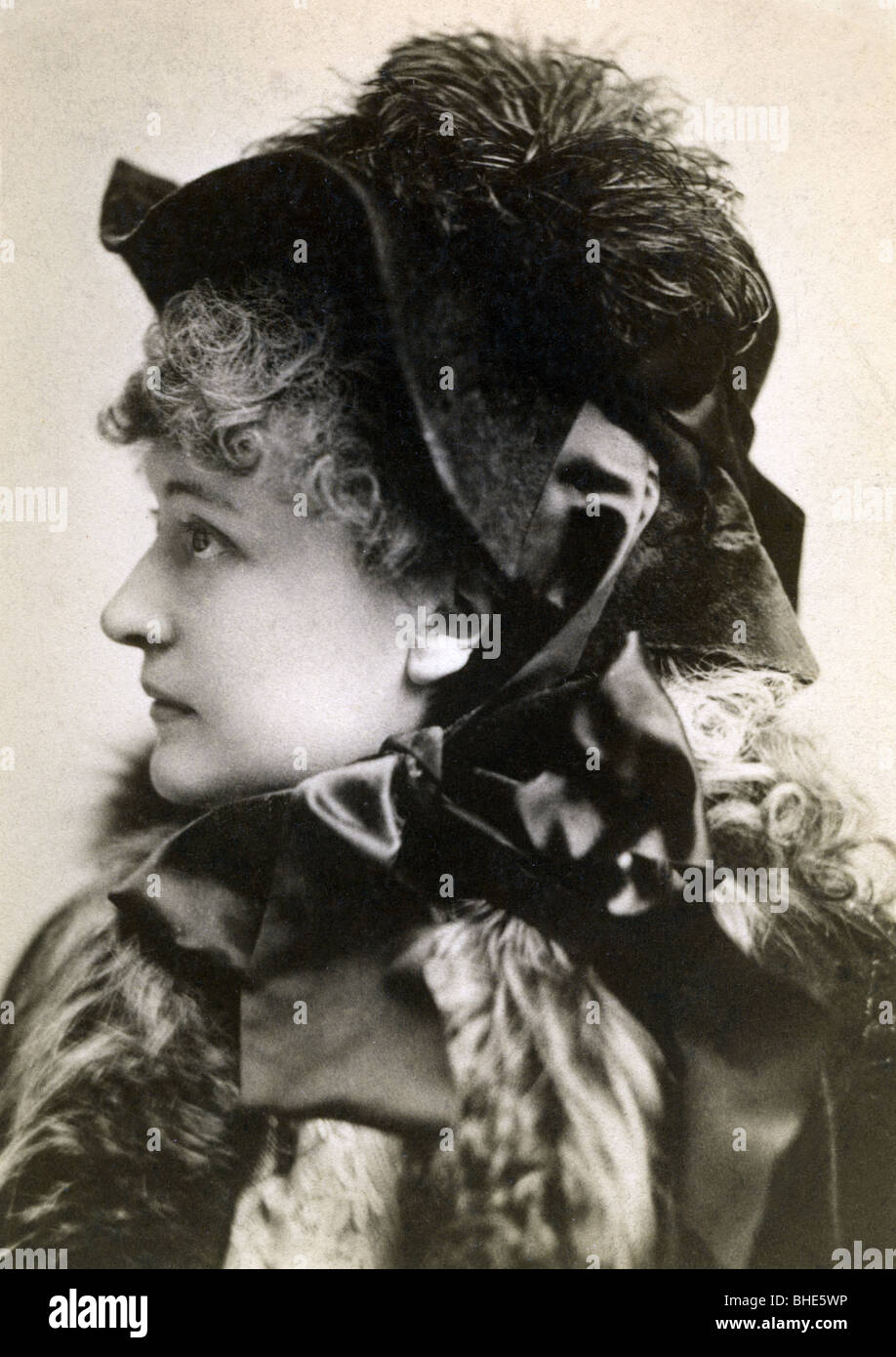 Granger, Maude, um 1851 - 17.8.1928, amerikanische Schauspielerin, USA Broadway-Star, ca. 1890, Stockfoto