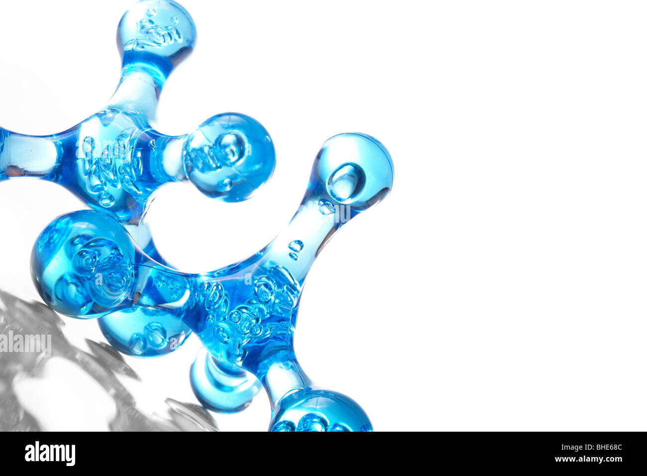 Molekularen Hintergrund Stockfoto