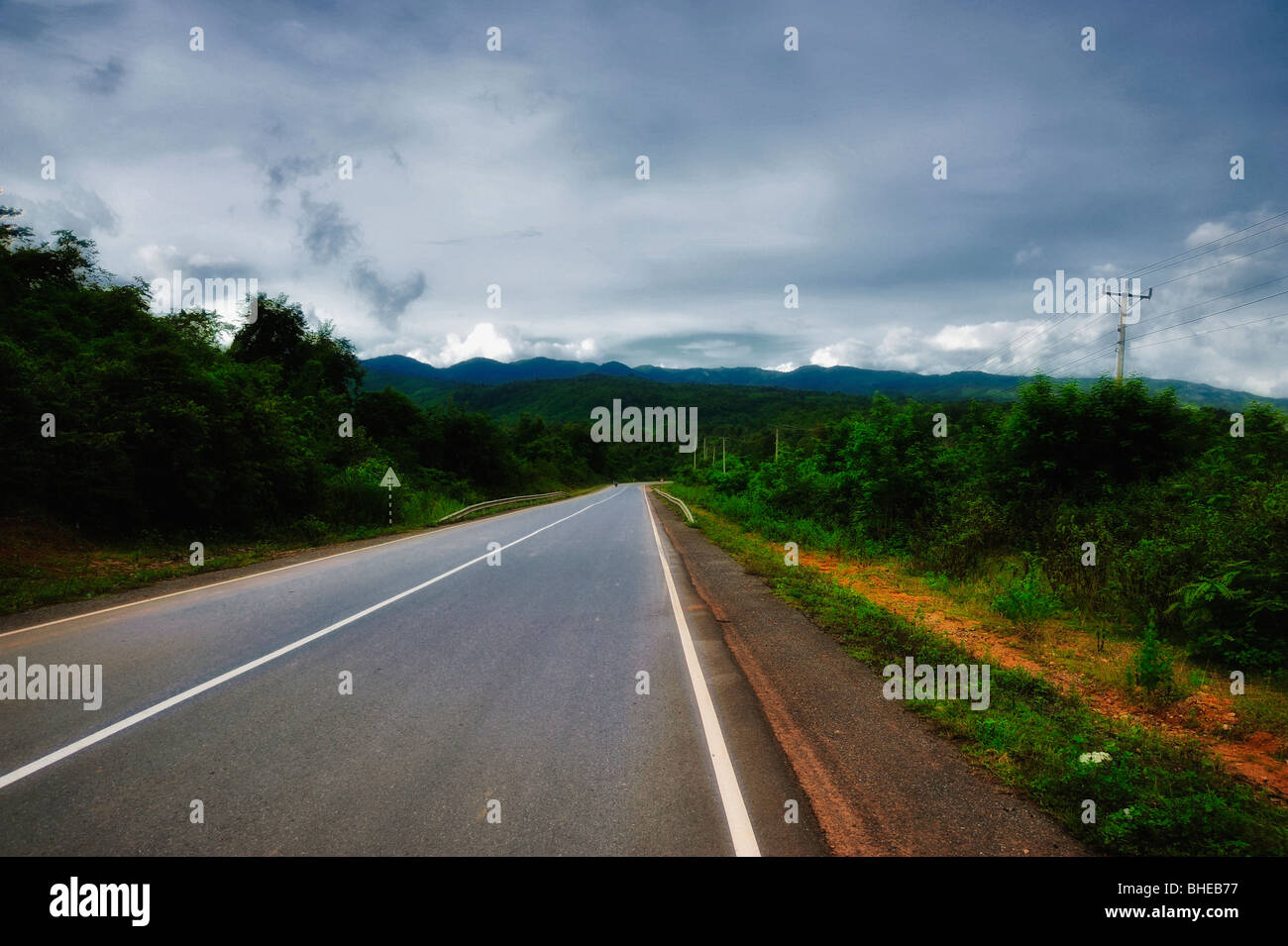 Laos, Bezirk Sepon, 9. Straße, nahe die Grenze zu Vietnam. Dorf Dansanvan Stockfoto