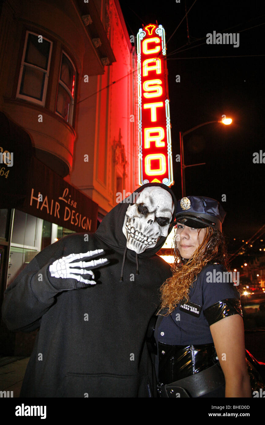 Halloween in der Castro in San Francisco Stockfoto