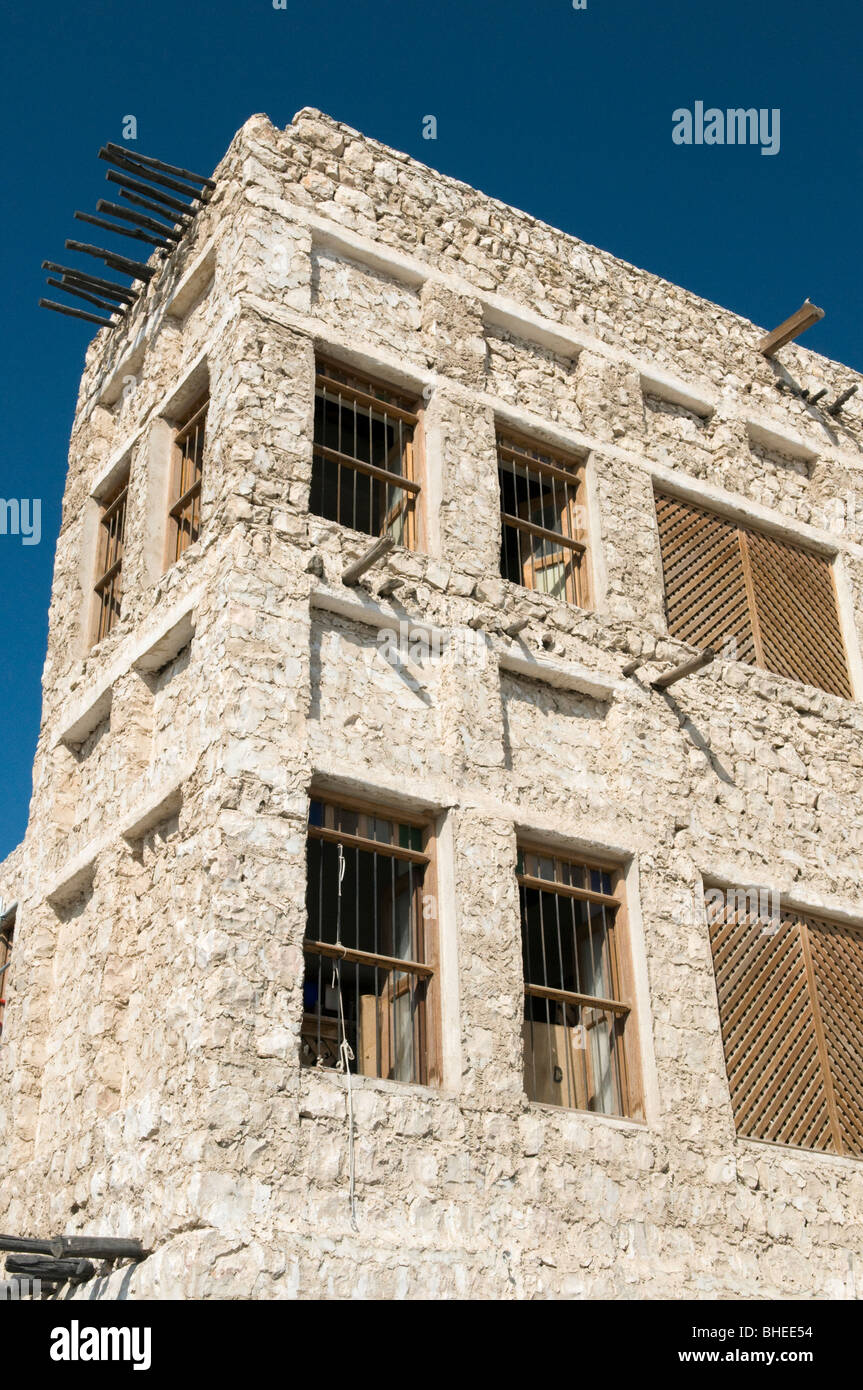 Rekonstruktion der traditionellen Stil Gebäude im Souq Waqif, Doha, Katar Stockfoto