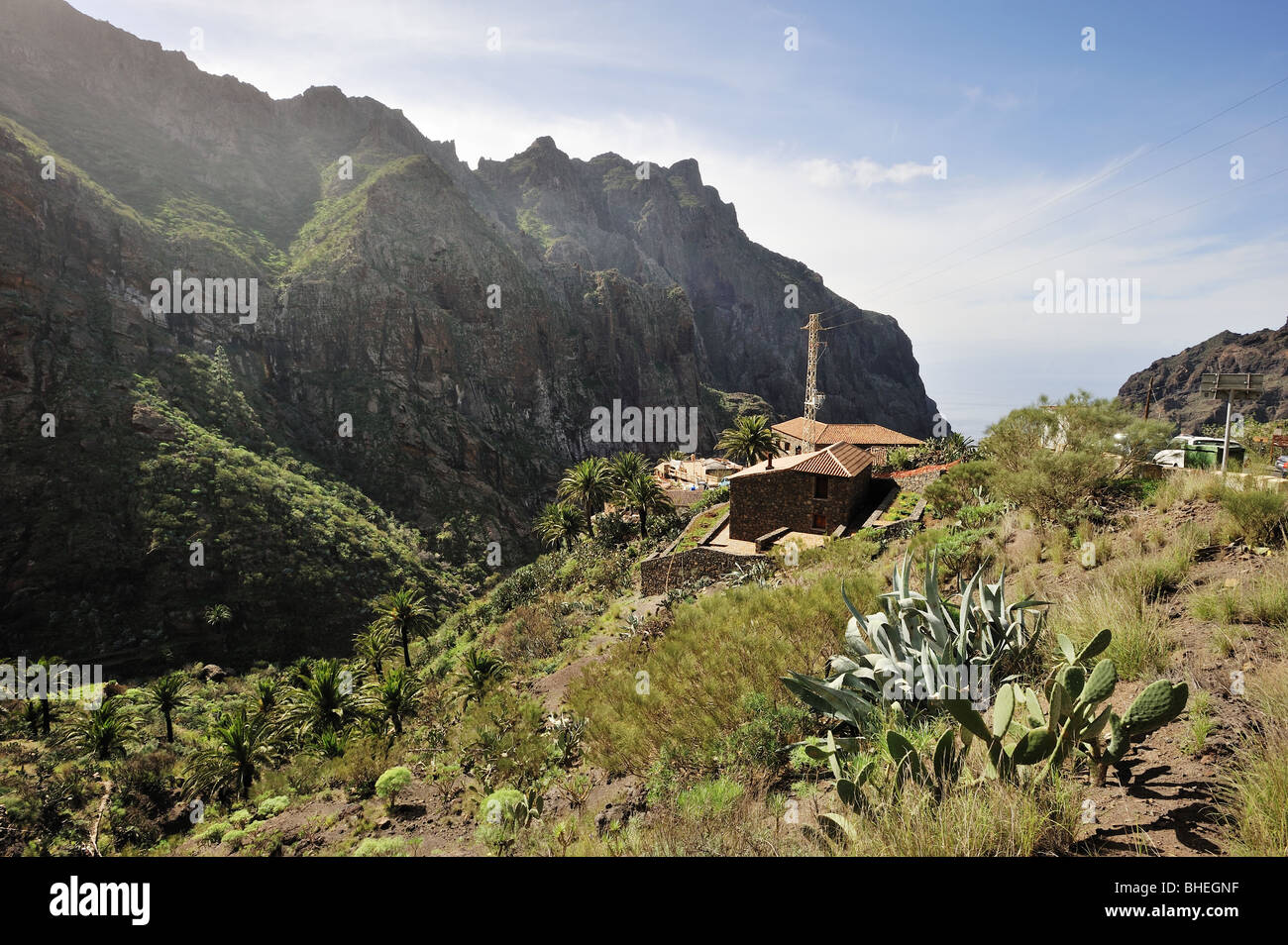 La Masca, Teneriffa, Kanarische Inseln, Spanien Stockfoto