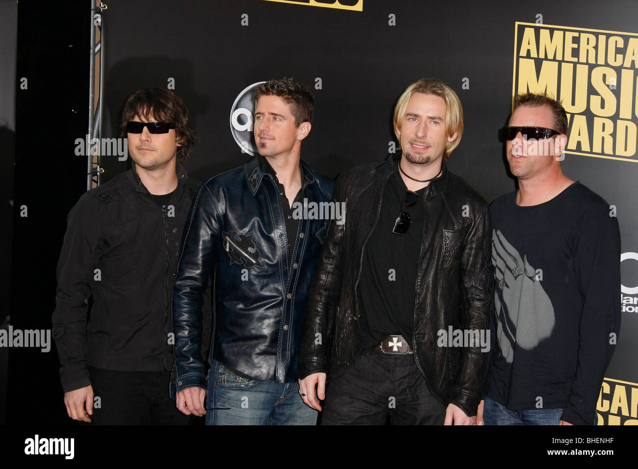 NICKELBACK 2008 AMERICAN MUSIC AWARDS DOWNTOWN LOS ANGELES CA USA 23. November 2008 Stockfoto