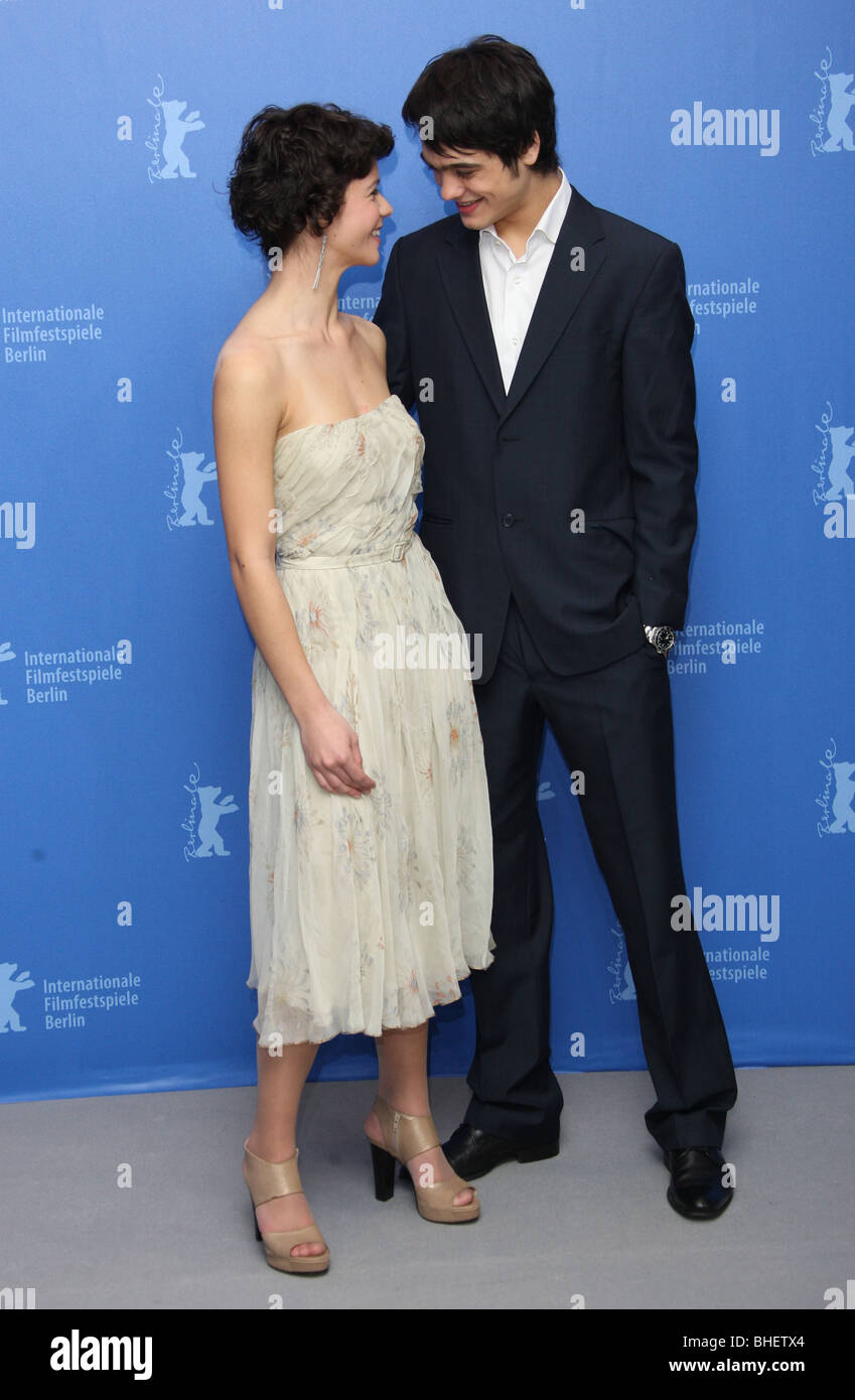 ADA CONDEESCU & GEORGE PISTEREANU WENN ICH PFEIFE MÖCHTEN ICH PFEIFEN PHOTOCALL BERLIN FILM FESTIVAL 2010 GRAND HYATT BÜROTURM Stockfoto