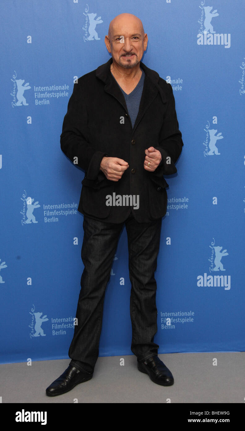 BEN KINGSLEY SHUTTER ISLAND PHOTOCALL BERLIN FILM FESTIVAL 2010 die GRAND Hyatt Hotel POTSDAMER PLATZ BERLIN Deutschland 13 Februar Stockfoto