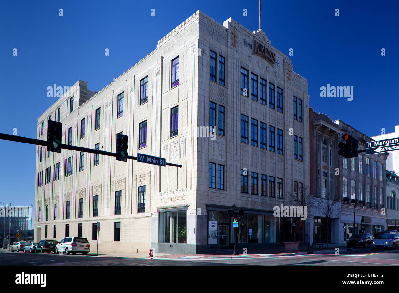 Kress Bau, Durham in North Carolina Stockfoto