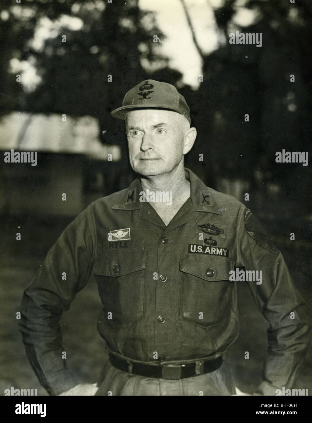 Colonel Archie Hyle der 1. Brigade. Vietnam Krieg 1. Kavallerie Juli 1966 bis November Stockfoto