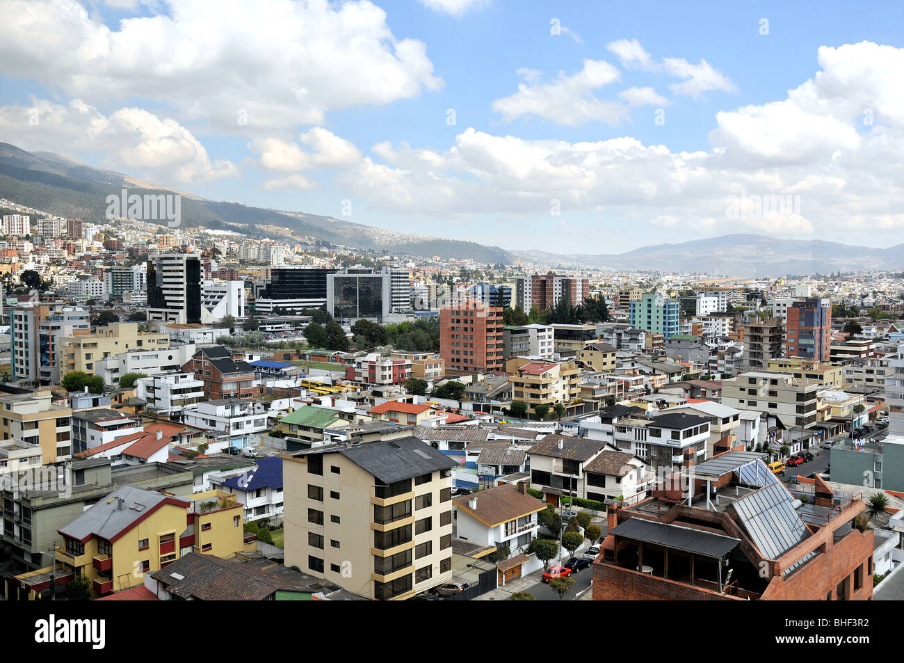 Geschäftsviertel, Quito, Ecuador Stockfoto