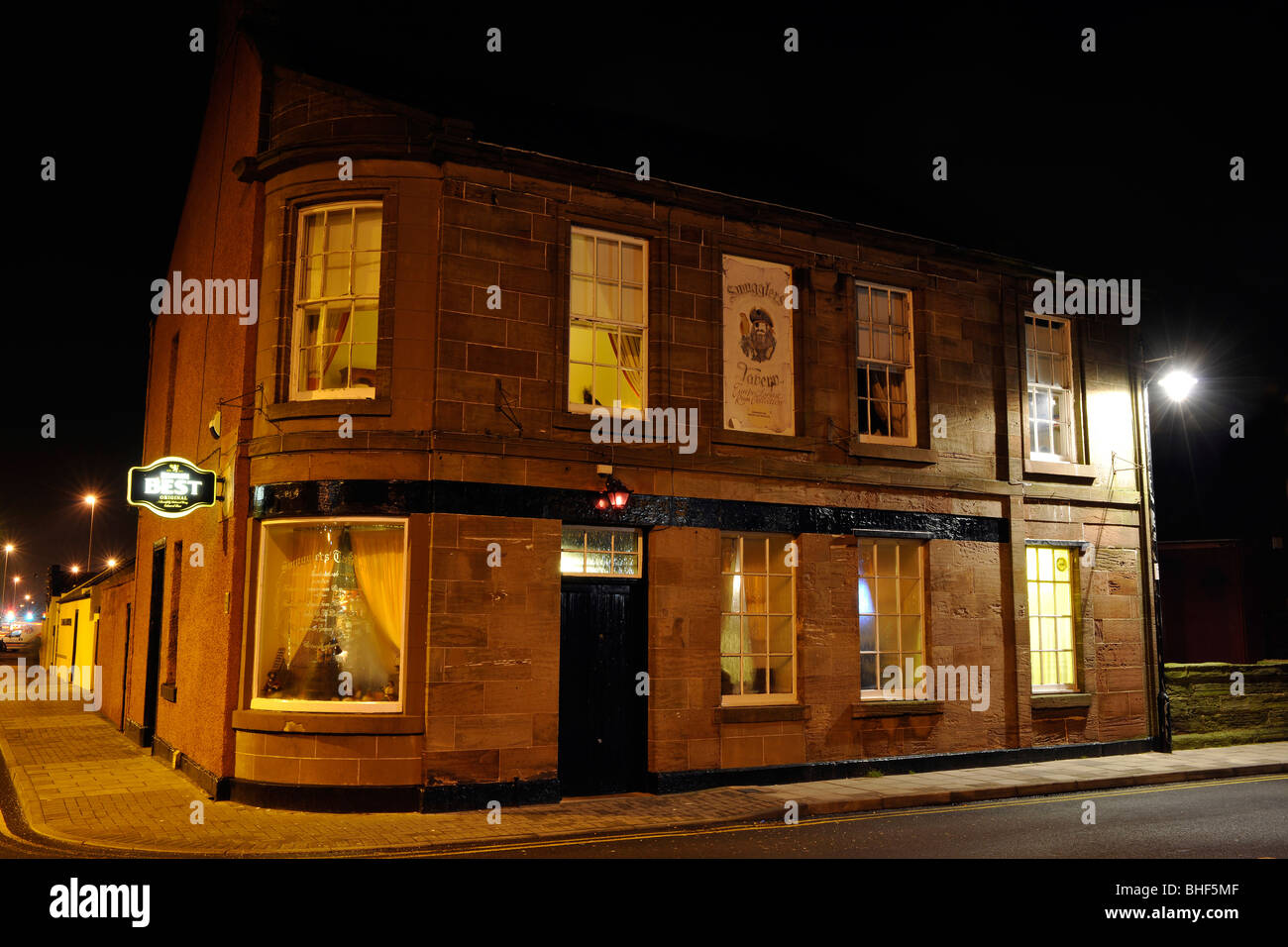 Schmuggler Taverne, Arbroath, Angus, Schottland. Stockfoto