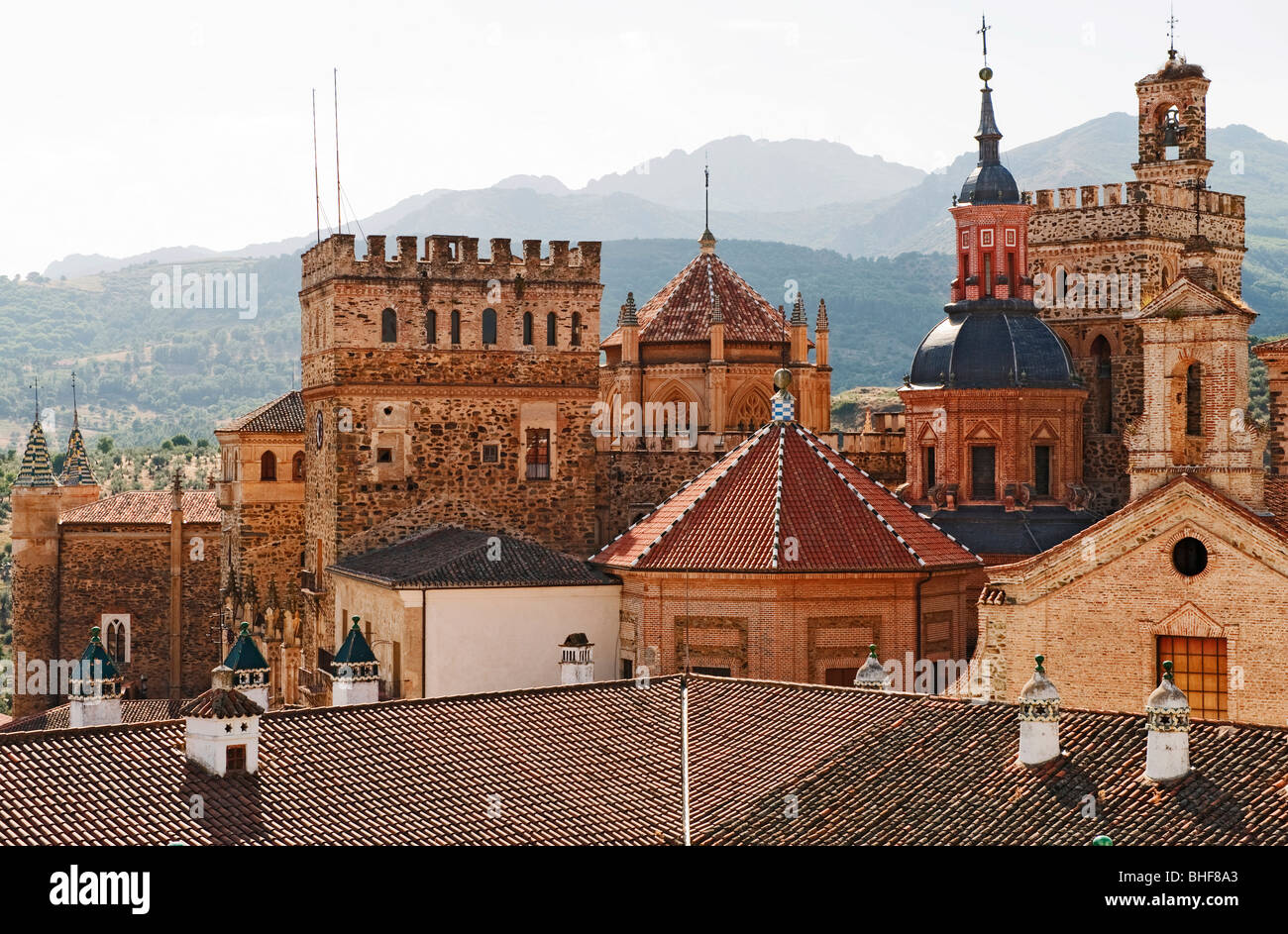 Roof Tops Guadalupe Spanien Stockfoto