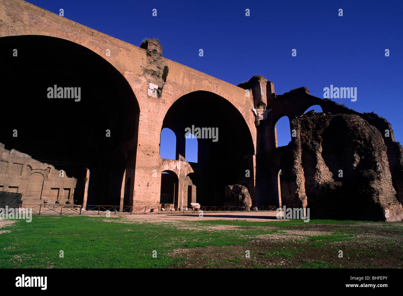 Italien, Rom, Forum Romanum, Basilica di Massenzio Stockfoto