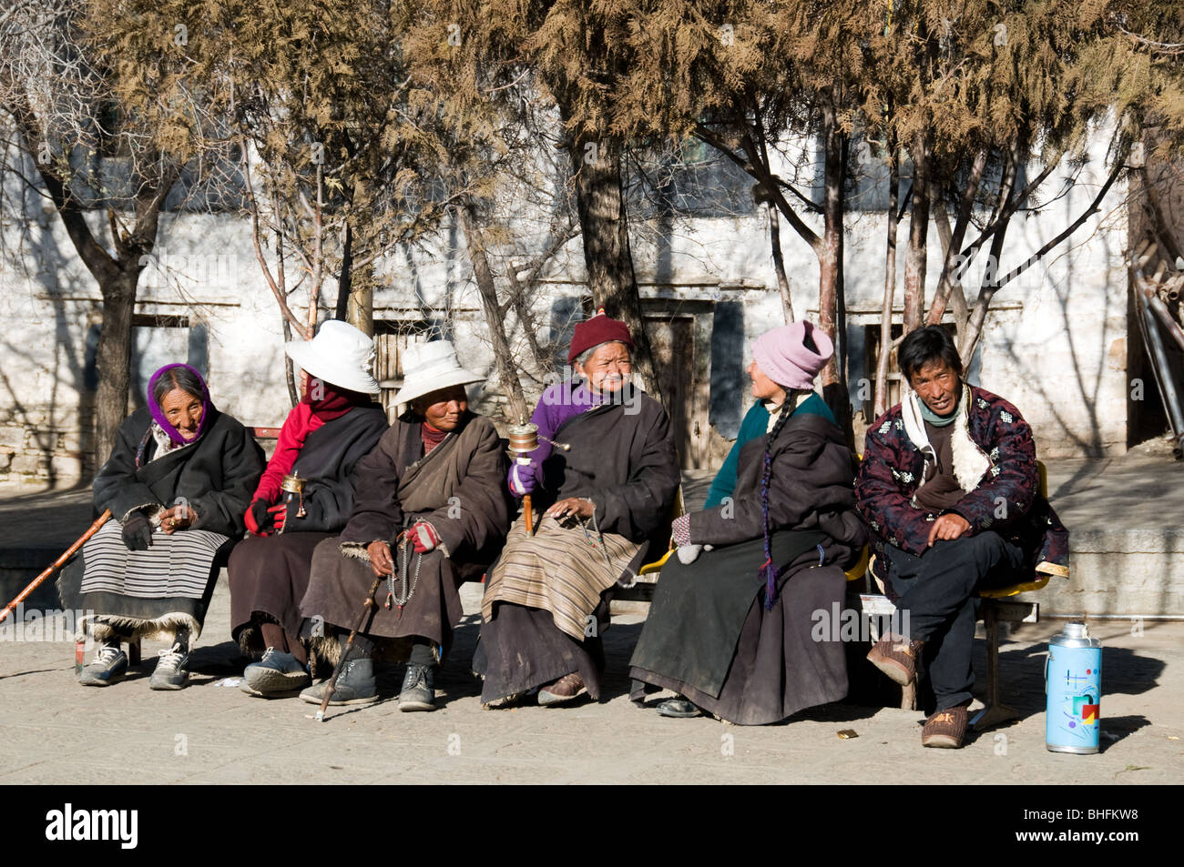 Drepung-Kloster, Lhasa, Tibet Stockfoto