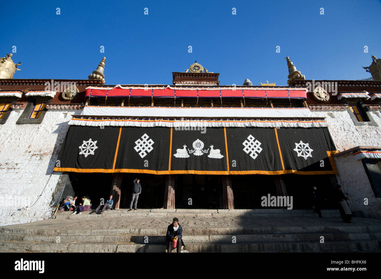 Drepung-Kloster, Lhasa, Tibet Stockfoto