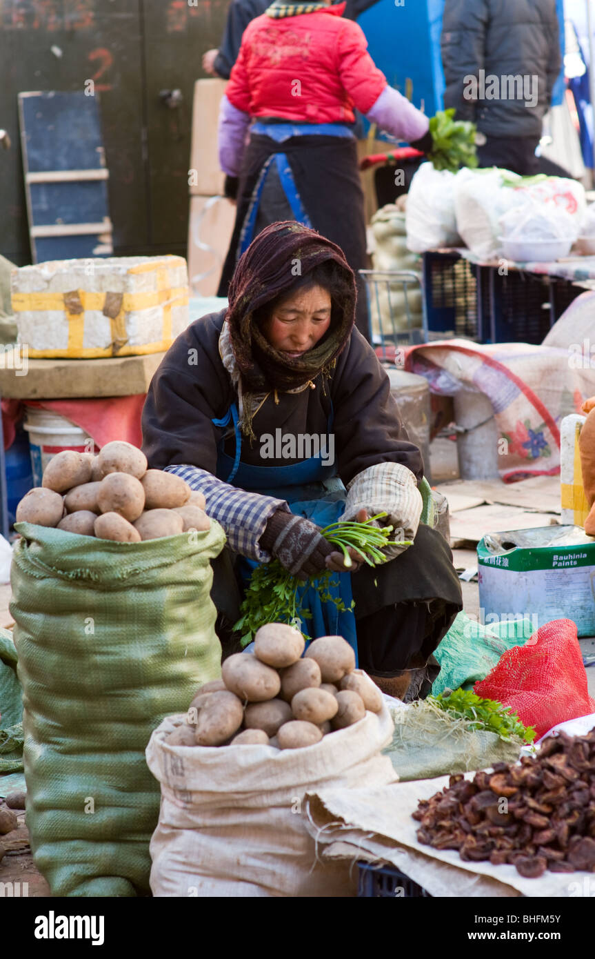 Lhasa, Tibet Stockfoto