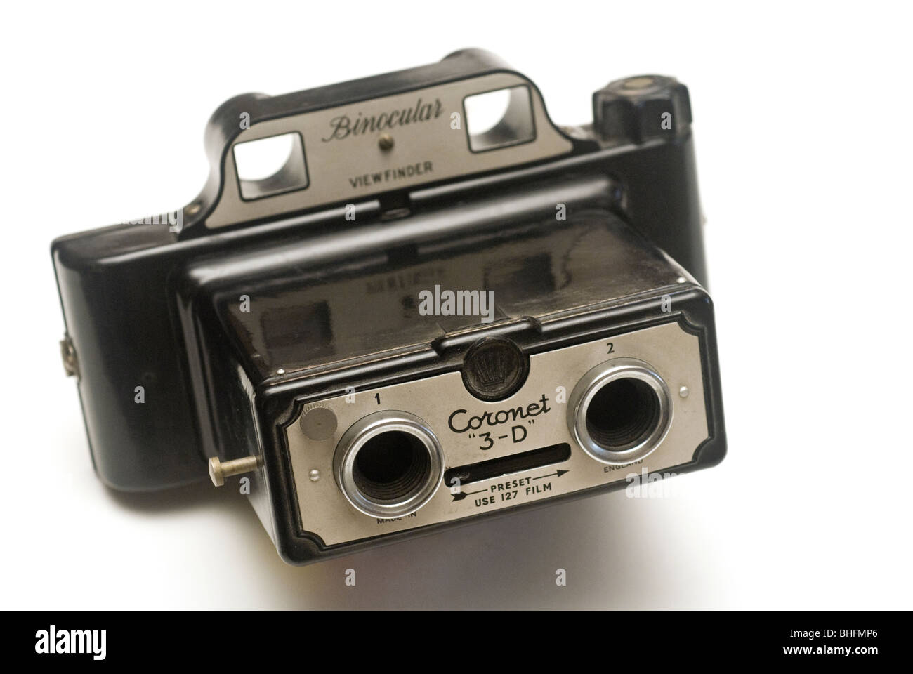 Coronet 3-d in England Kamera stammt aus den frühen 1950er Jahren gemacht Stockfoto