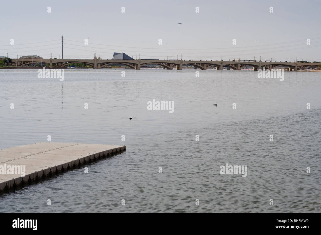 Tempe Town Lake in Tempe, Arizona Stockfoto