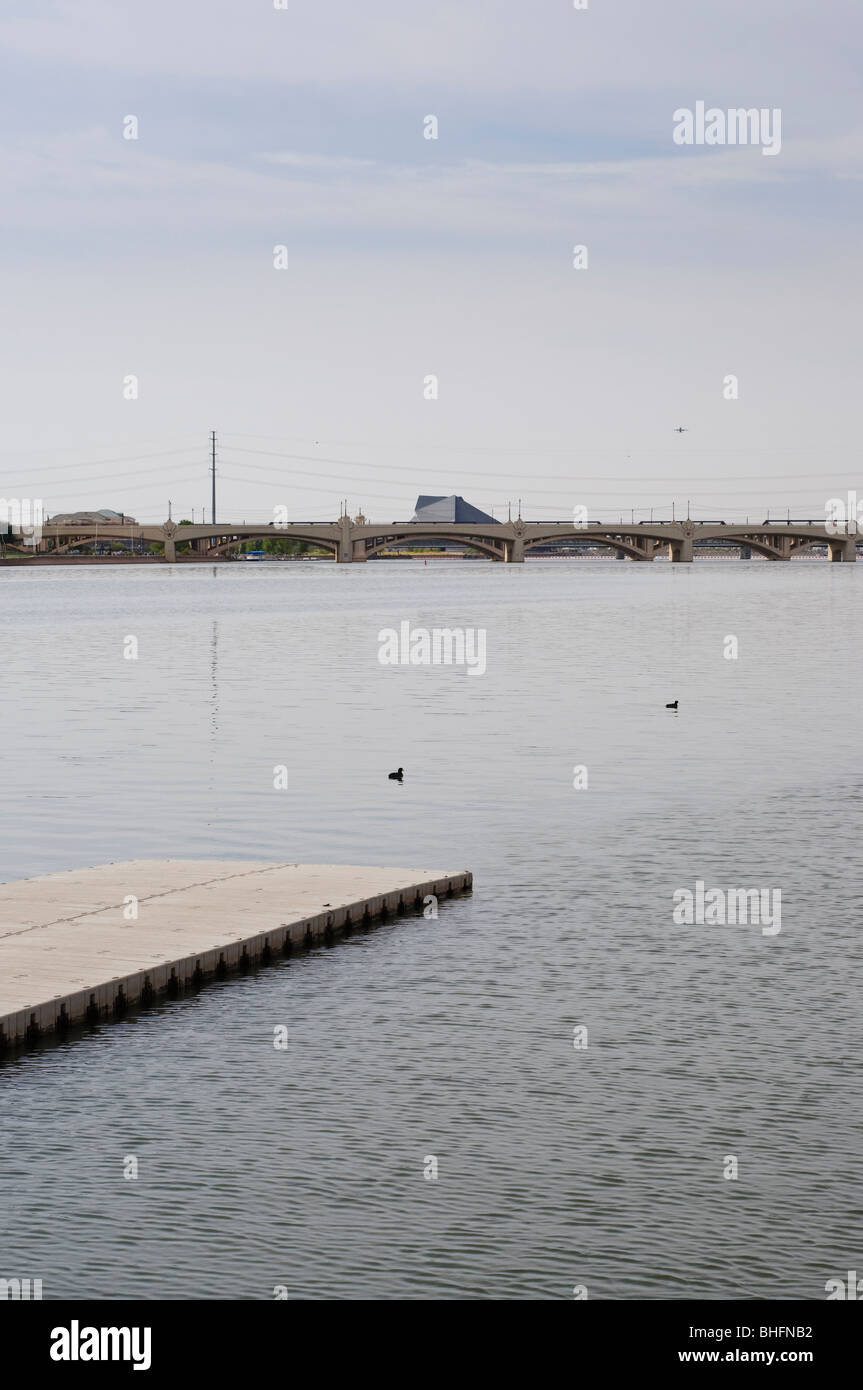 Tempe Town Lake in Tempe, Arizona Stockfoto