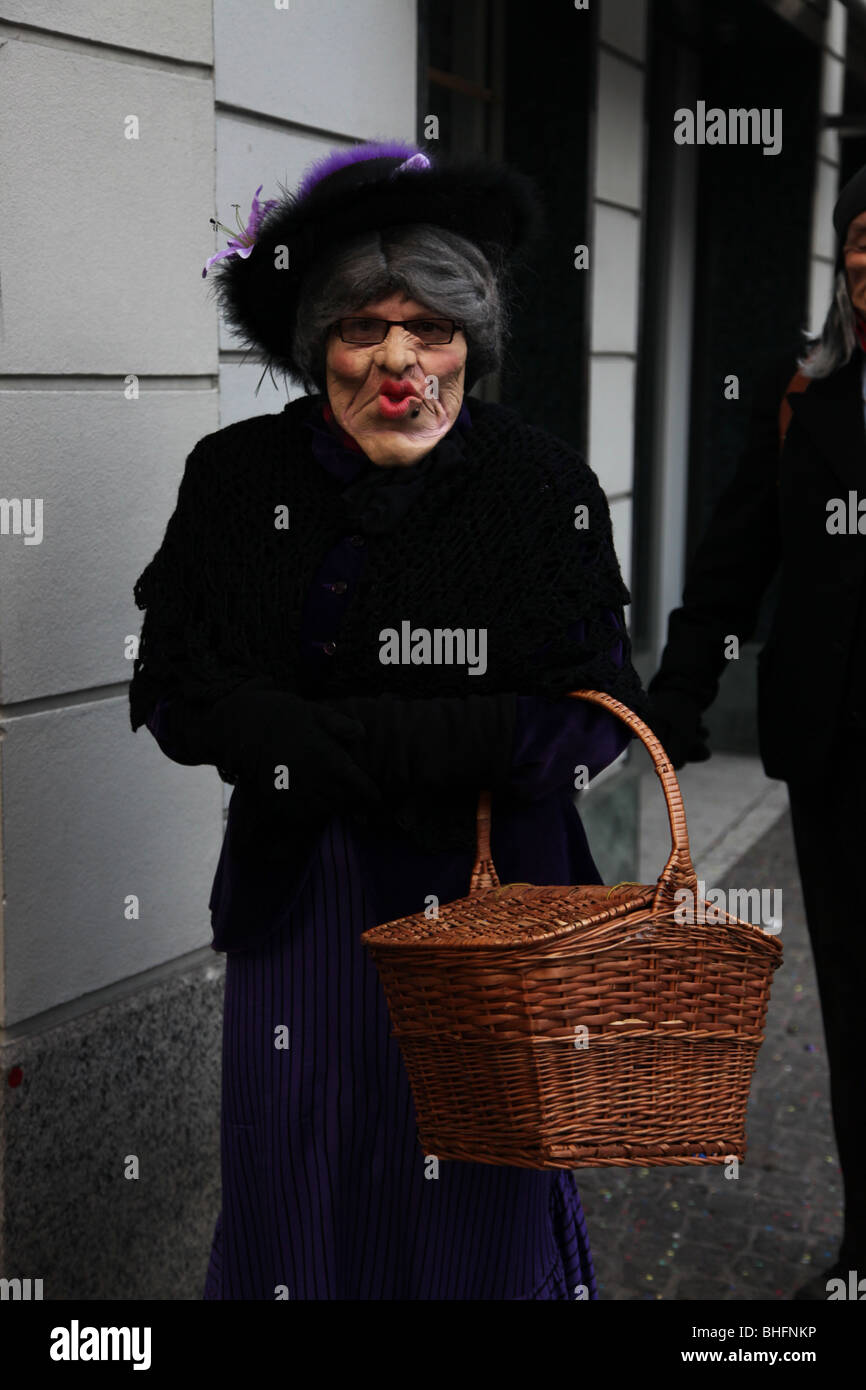 Luzerner Fasnacht Stockfoto