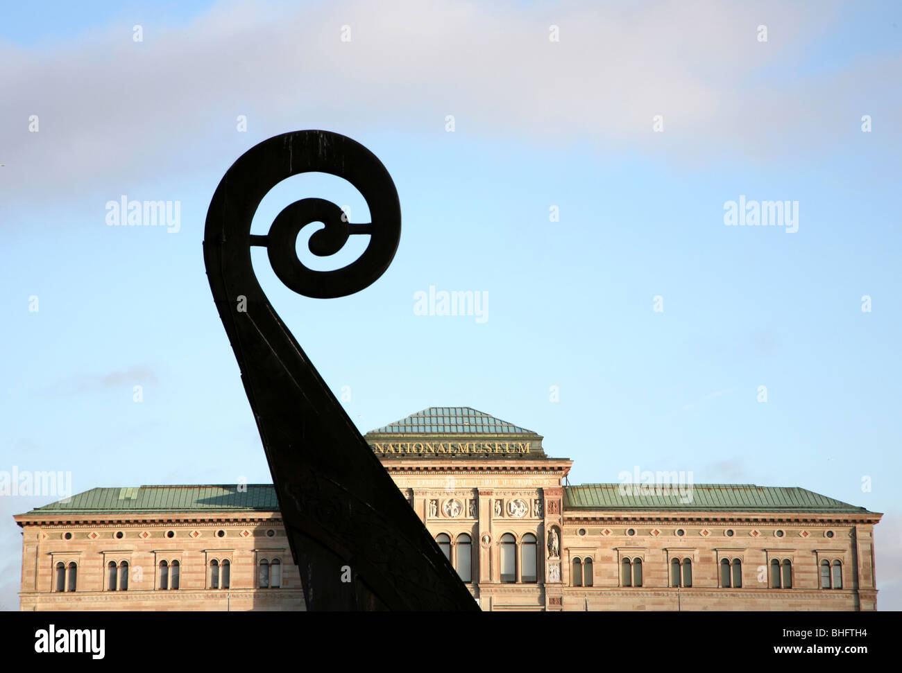 Nationalmuseum und Viking Schiff Stockholm, Schweden Stockfoto