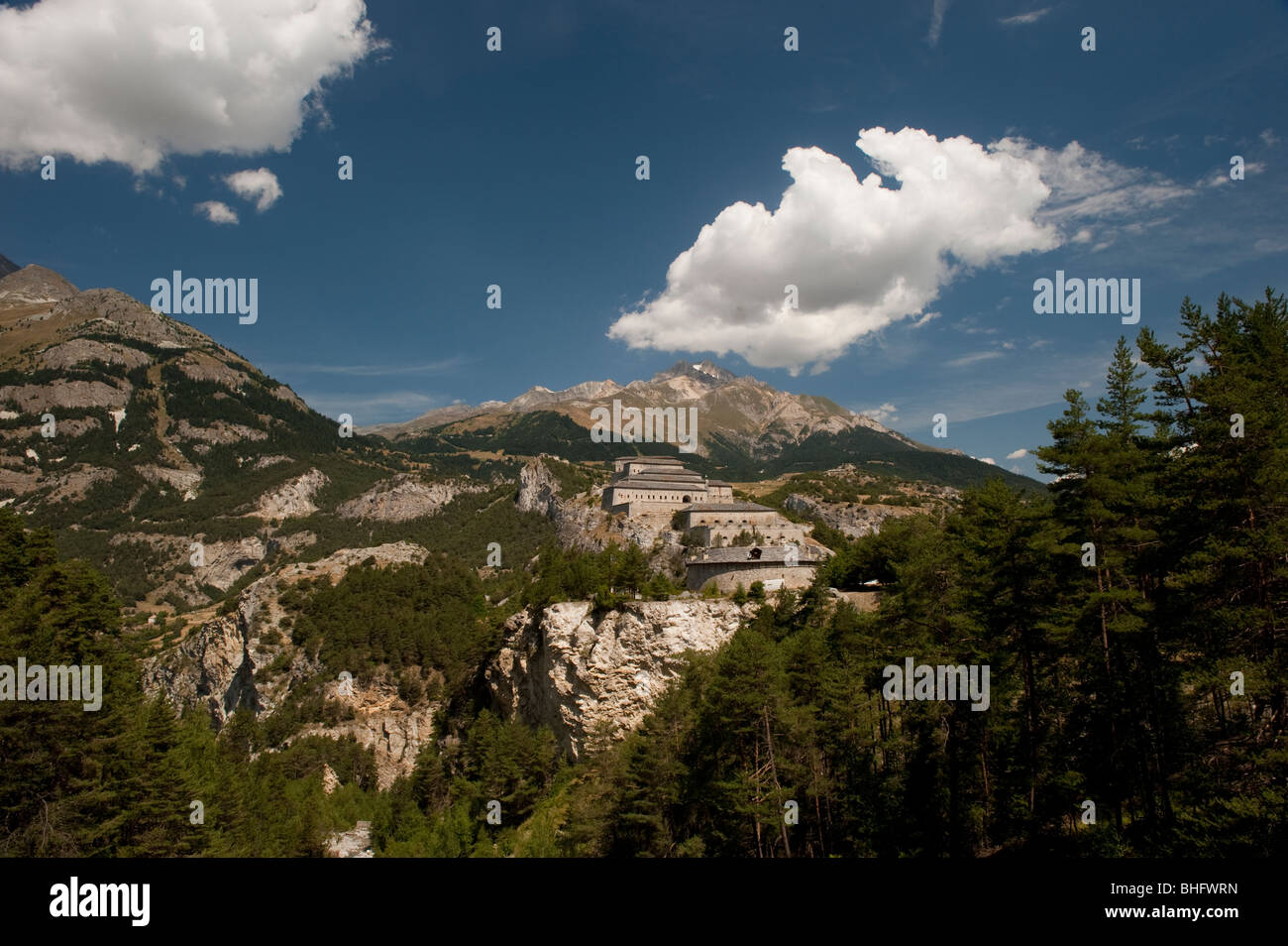 Fort Victor - Emanuel in den französischen Alpen Stockfoto