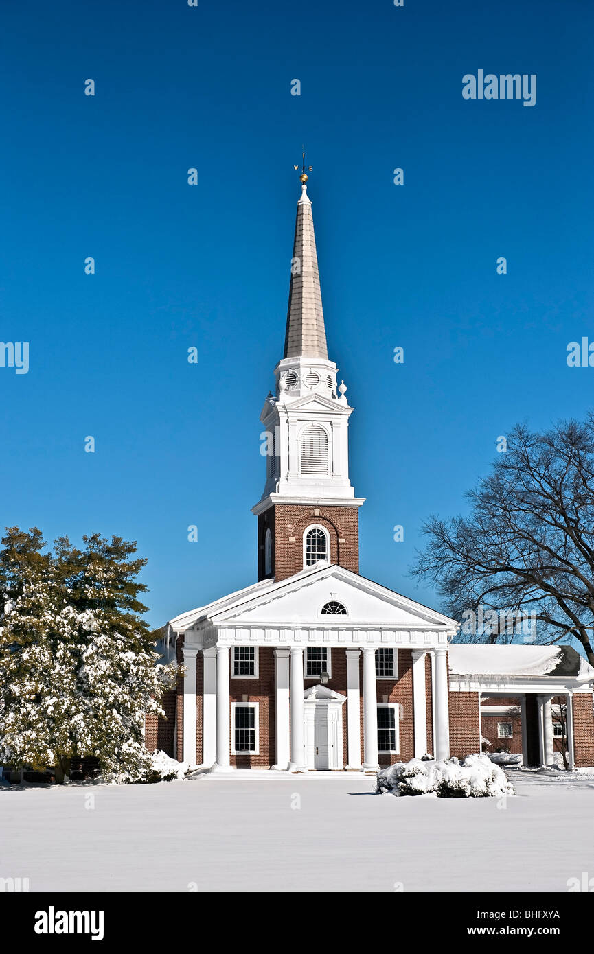 Ersten presbyterianischen Kirche von Moorestown, NJ, USA Stockfoto