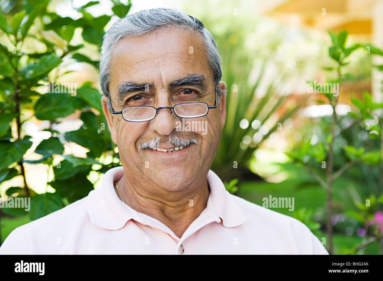 Porträt eines älteren Mannes Stockfoto