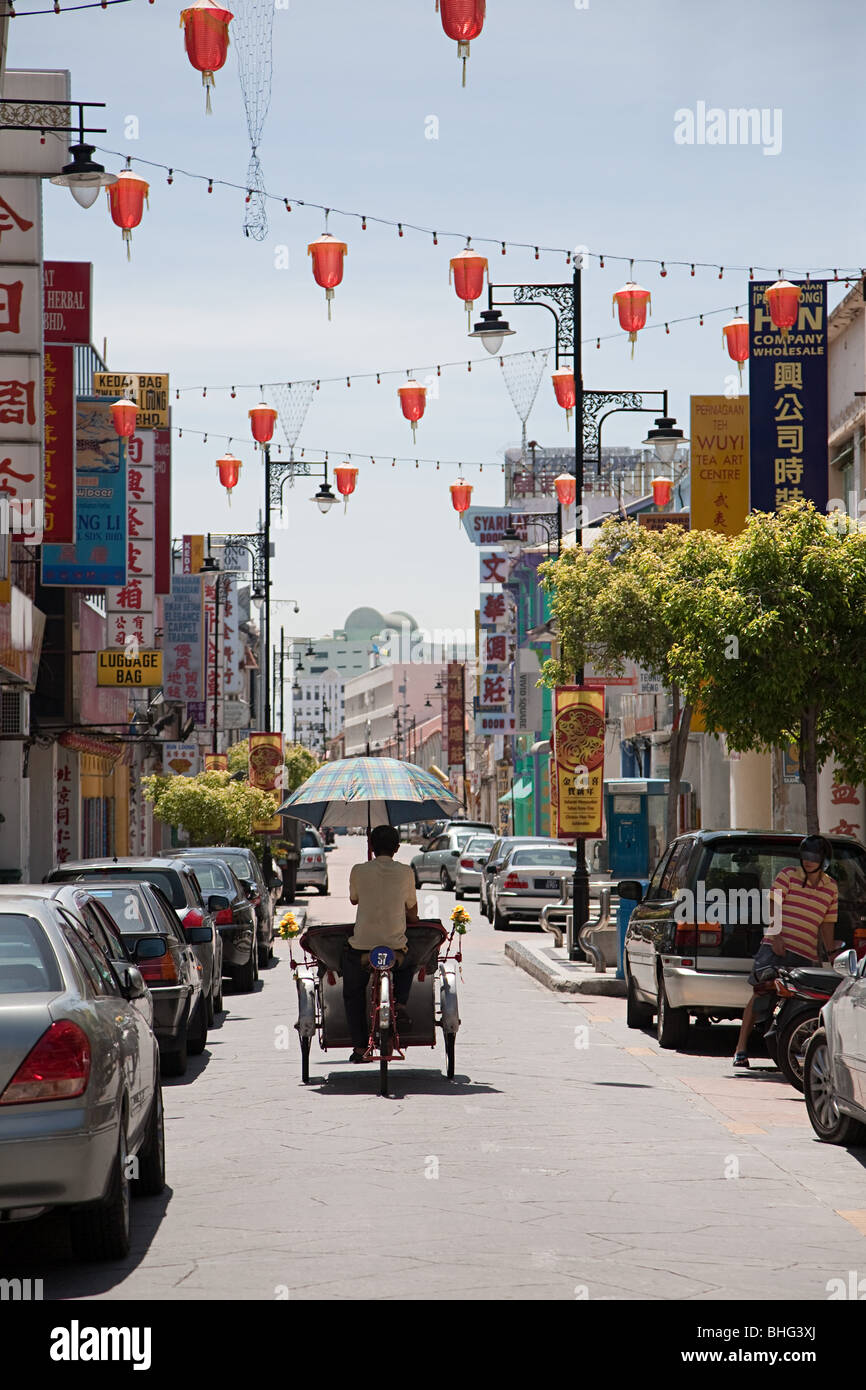 George Town Chinatown Penang malaysia Stockfoto