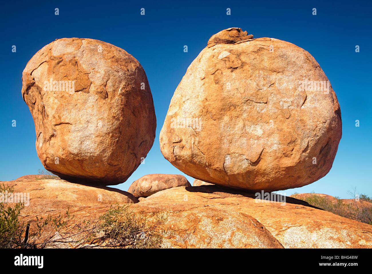 Devils Marbles Australien Stockfoto